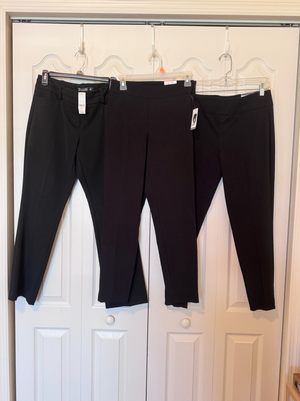 Black Cropped Ponte Ankle Pants - Three Styles